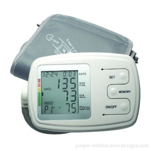 Electronic Sphygmomanometer with Large LCD Display with Irregular Heartbeat Indication